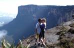 Emoção por estar no topo do Monte Roraima, na  Venezuela, em 2007